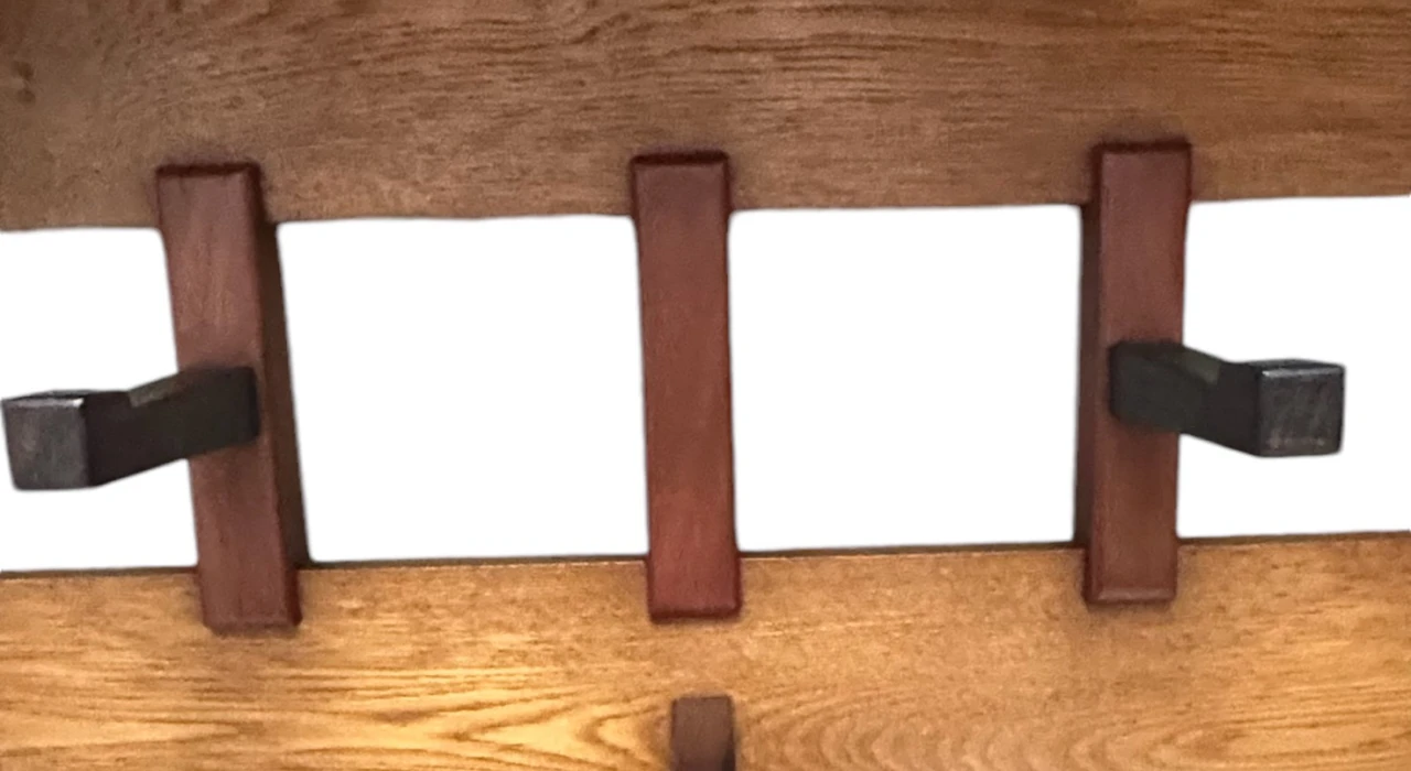 Art Deco Modernist Coat Rack by P.E.L. Izeren for De Genneper Molen, 1920s